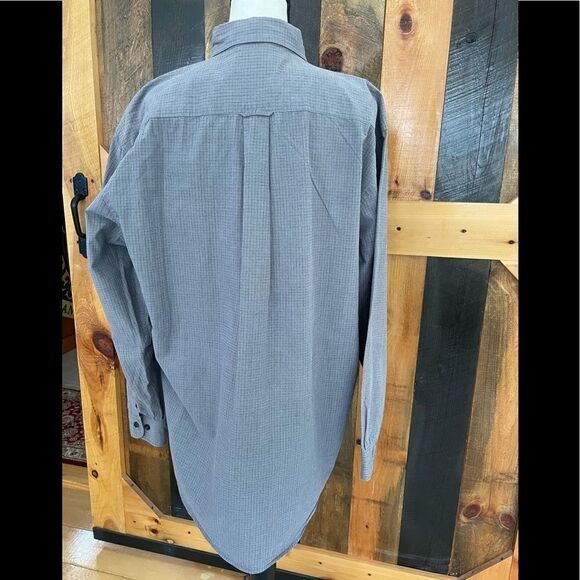 Woods & Gray gray button down cotton shirt size M - Picture 3 of 3